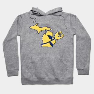 michigan rose jj mccarthy Hoodie